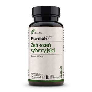 Żeń-szeń syberyjski 20:1 200 mg 90 kaps | Classic