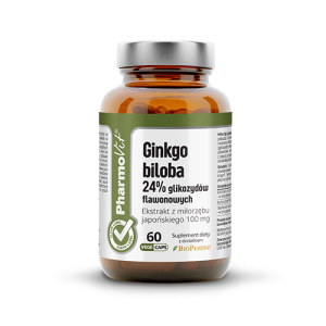 Ginkgo biloba 24% glycosides 60 caps Vege | CL