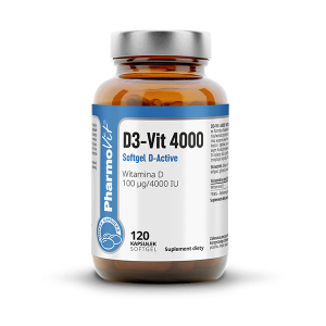 D3-Vit 4000 Softgel D-Active 120 caps | CL
