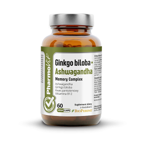 Ginkgo biloba + Ashwagandha 60 caps | CL PV