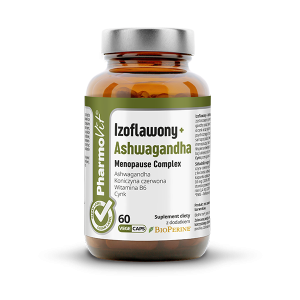 Izoflawony + Ashwagandha 60 kaps | Clean Label PV
