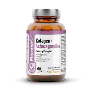 Kolagen + Ashwagandha 60 kaps | Clean Label PV