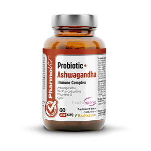 Probiotic + Ashwagandha 60 caps | Clean Label PV
