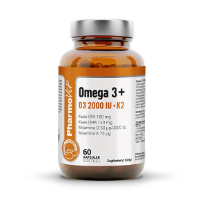 Omega 3+ D3 2000IU+K2 60 caps Softgel CL