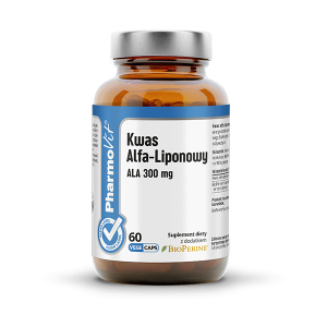 Kwas Alfa-Liponowy ALA 300 mg 60 kaps CL