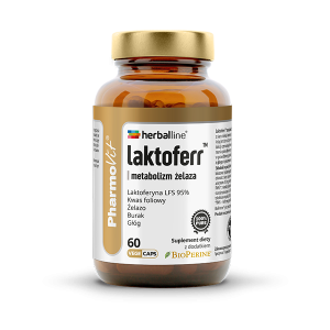Laktoferr™ metabolizm żelaza 60 kaps | HL PV