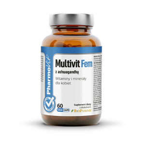 Multivit Fem z ashwagandhą 60 kaps | CL