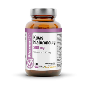 Kwas hialuronowy 200 mg 60 kaps CL PV